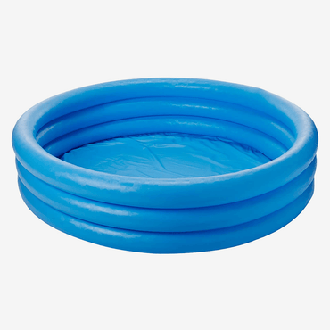 INTEX Three Ring Portable Blue Pool For Kids 3ft 9in x 10in